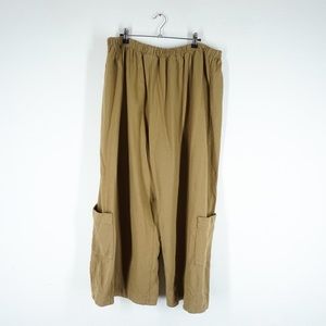 Bryn Walker Tan Wide-Leg Pants